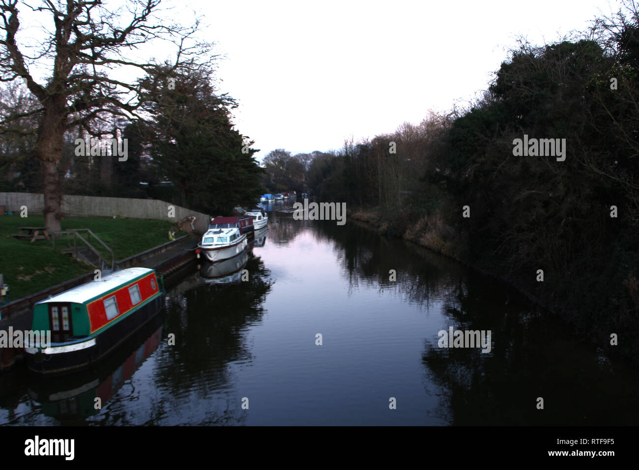 Fluss Nene, März Stockfoto