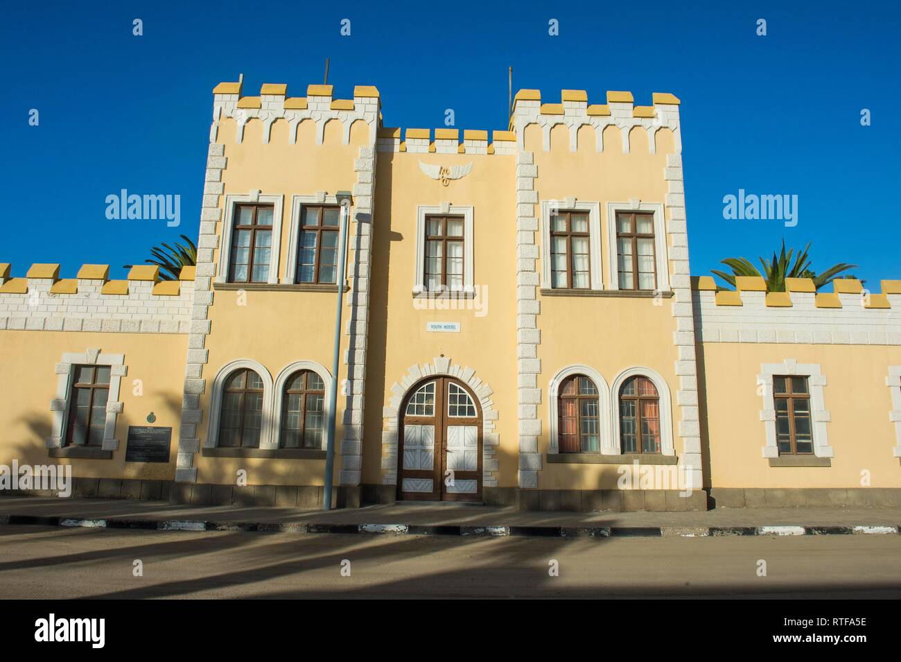 Alte Kaserne, Swakopmund, Namibia Stockfoto