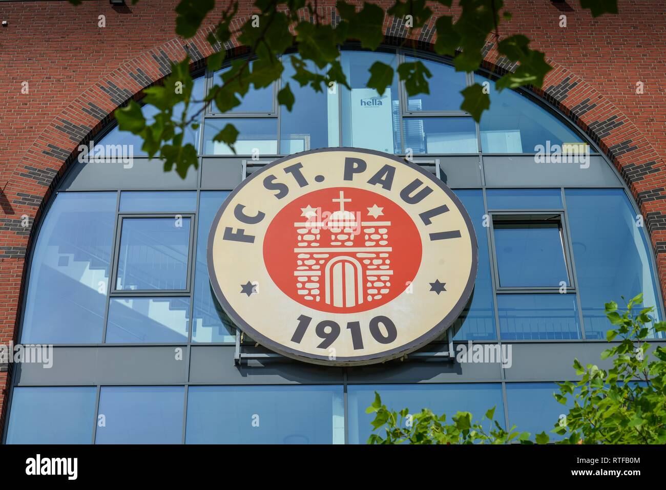 Millerntor Stadion, FC St. Pauli, Hamburg, Deutschland Stockfoto