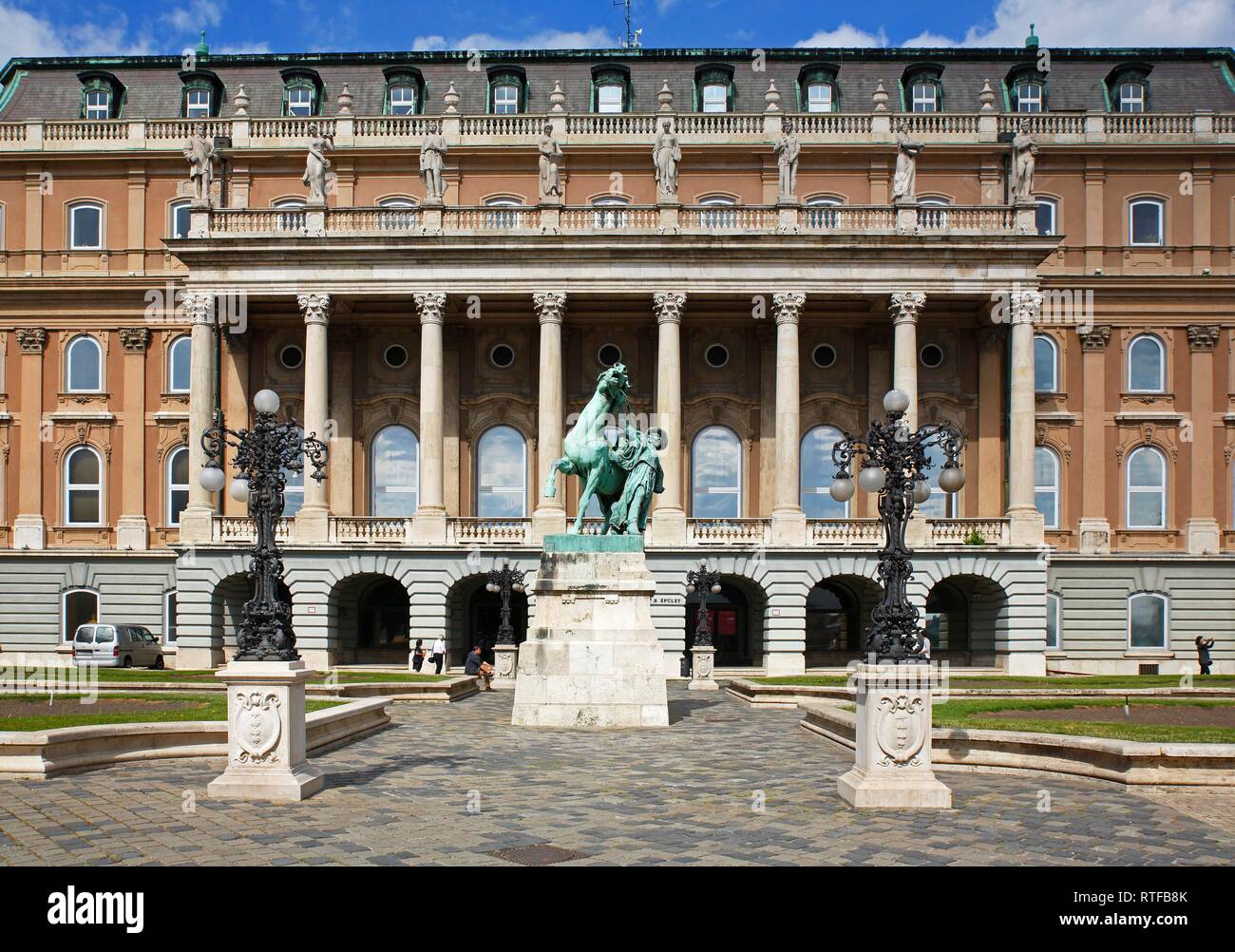 Ungarische Nationalgalerie Magyar Nemzeti Galéria, Schloss Palast, Burgviertel, Buda, Budapest, Ungarn Stockfoto