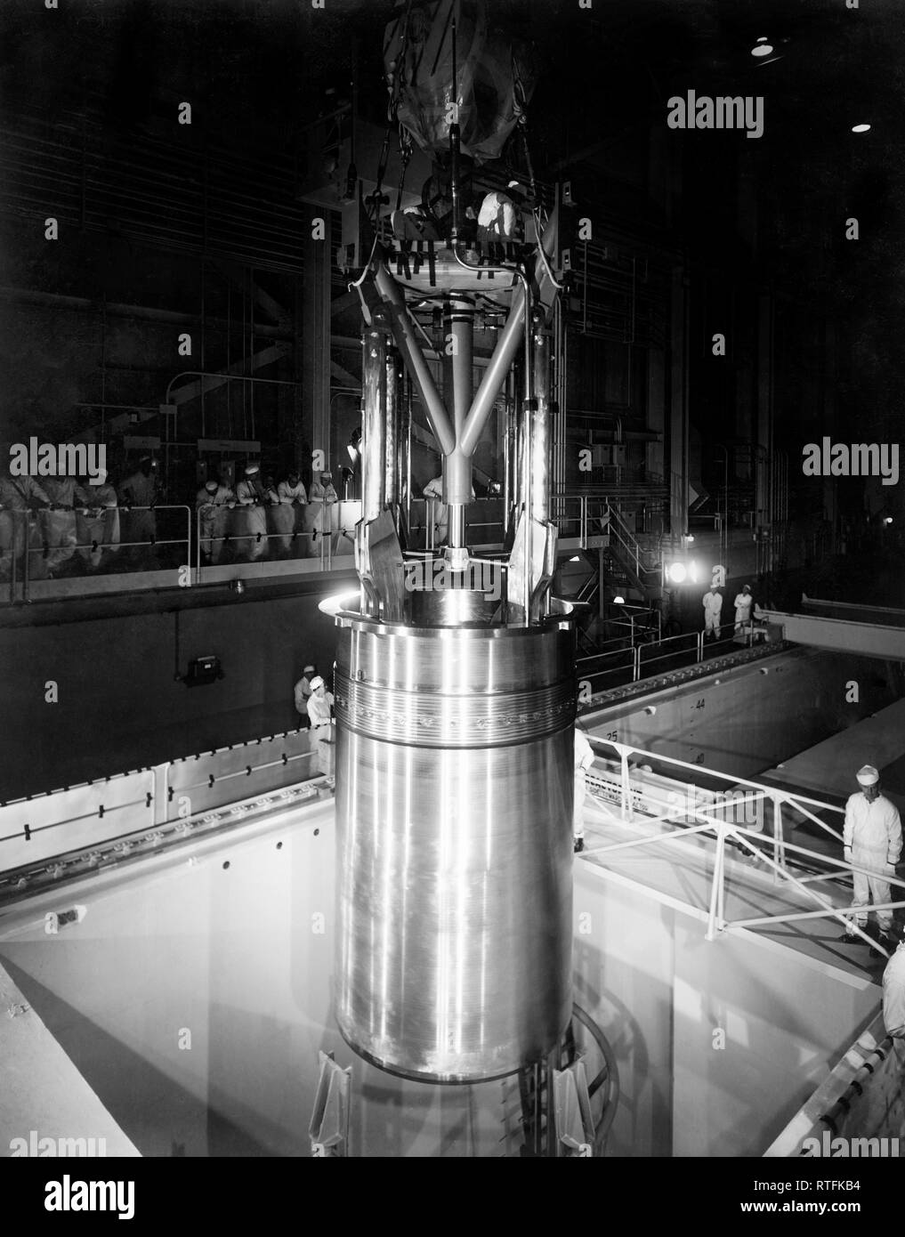 Kernkraftwerk Shippingport, Pennsylvania, 1960 Stockfoto