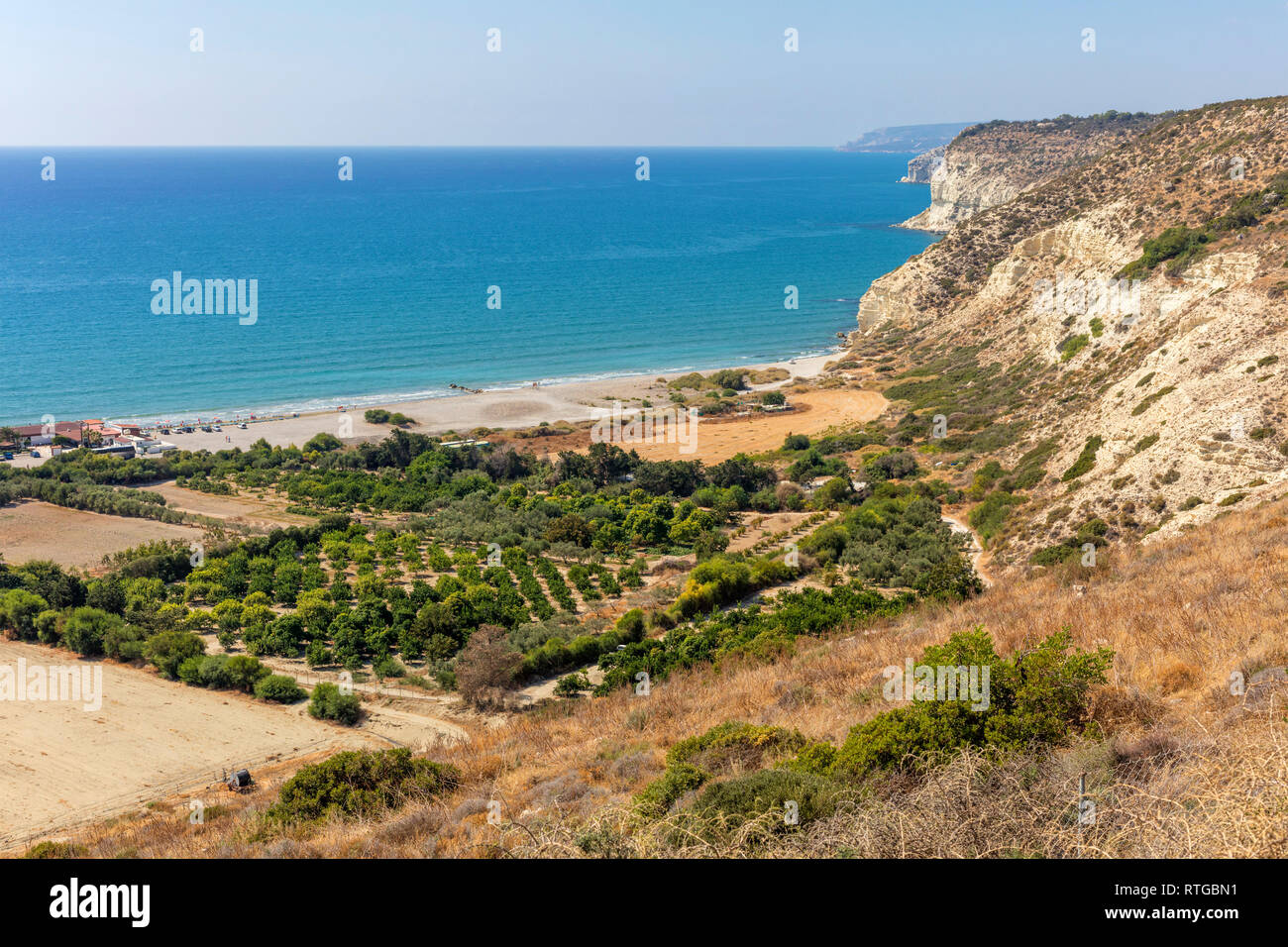 Mittelmeer, antike griechische Stadt Kourion, in der Nähe von Limassol, Zypern Stockfoto