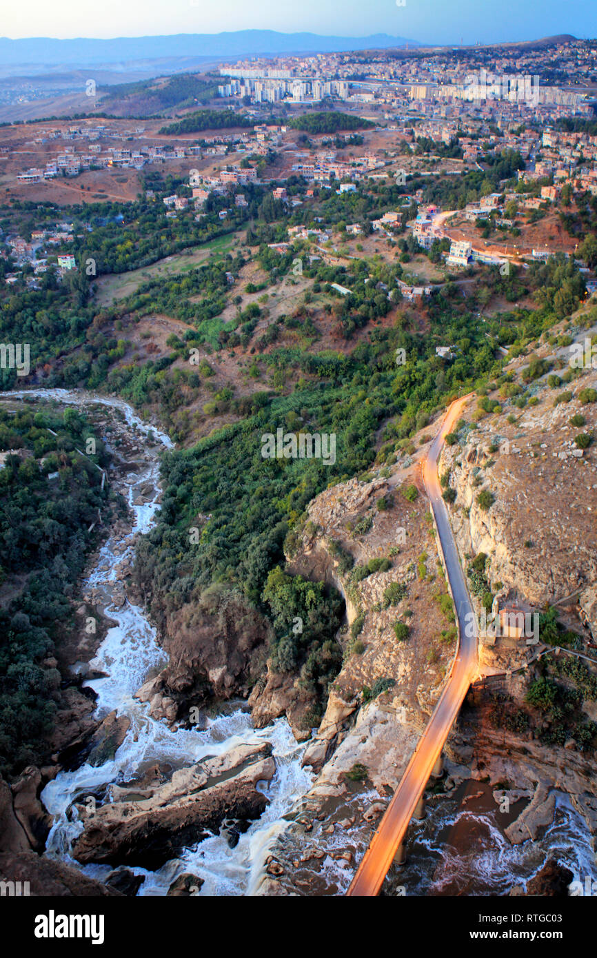 Rhummel River Canyon, Сonstantine, Algerien Stockfoto