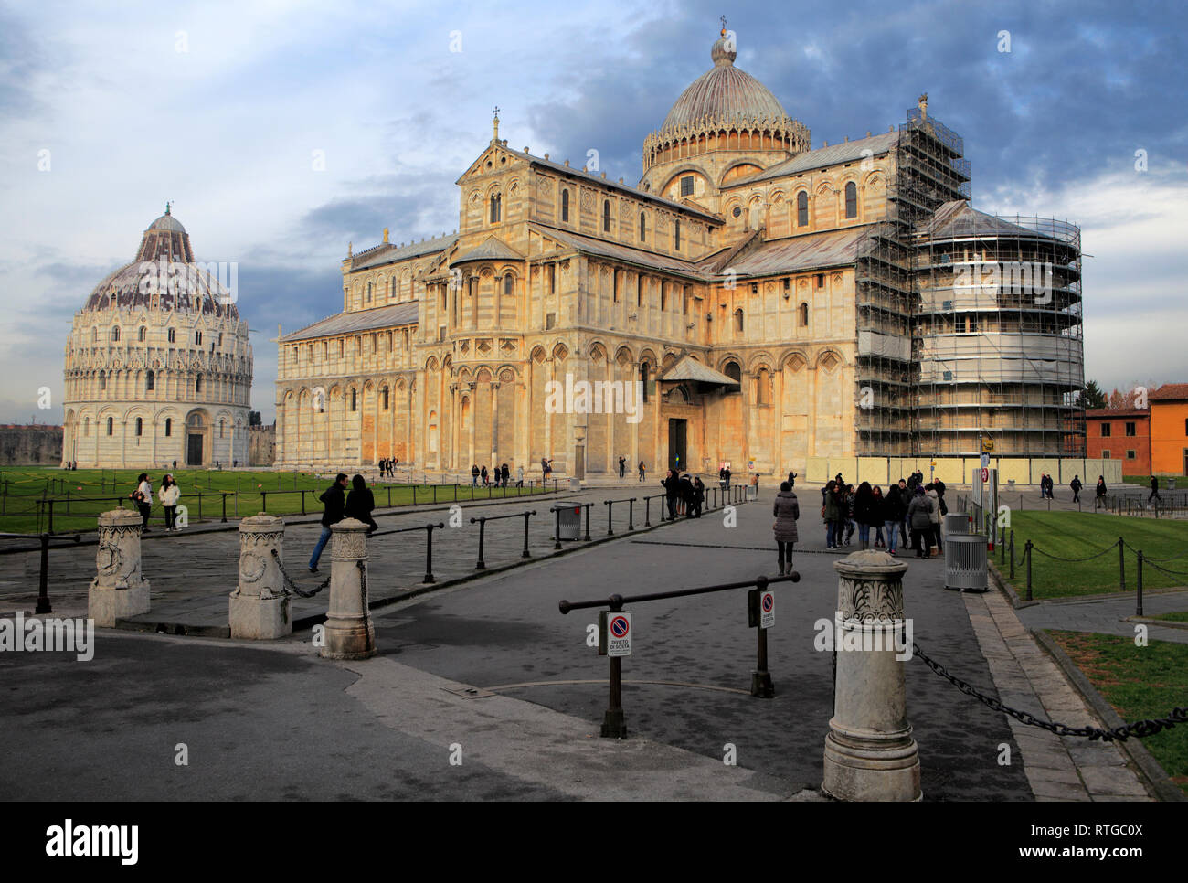 Piazza dei Miracoli, Pisa, Toskana, Italien Stockfoto