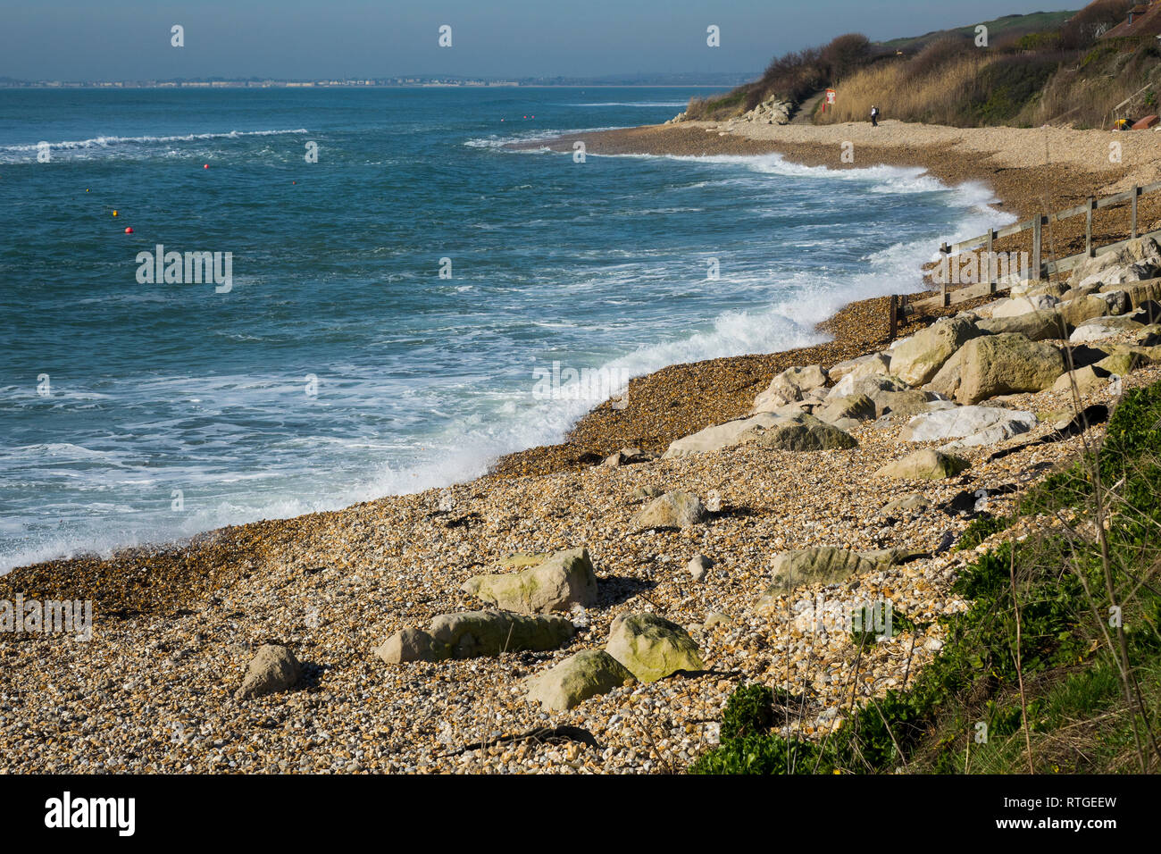 England, Dorset, Ringstead Bay an der Jurassic Coast Stockfoto