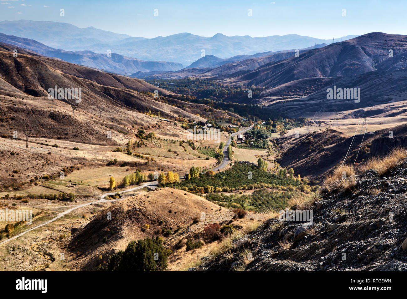 Yeghegis Tal, Provinz Kotayk, Armenien Stockfoto