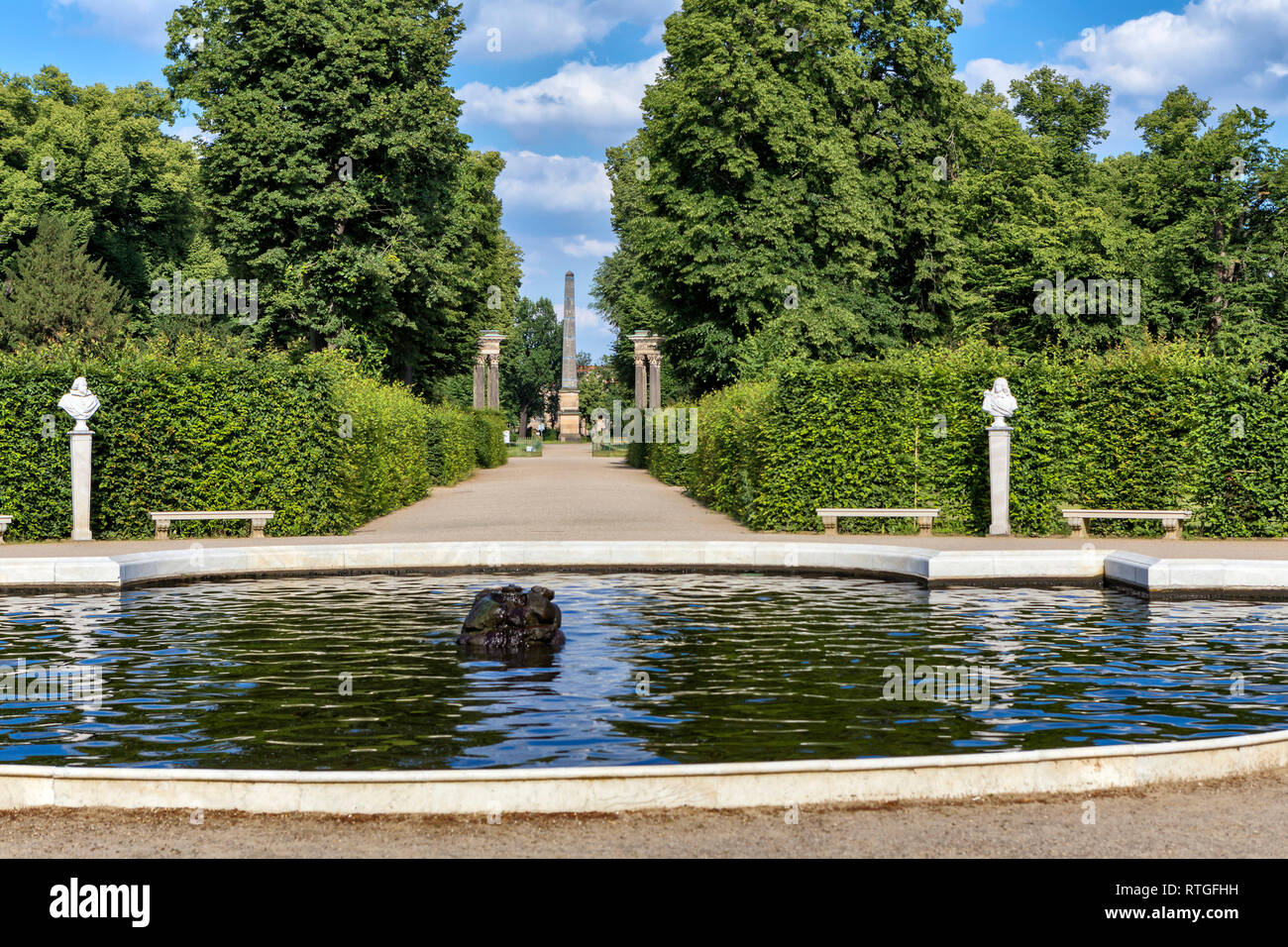 Park Sanssouci, Potsdam, Brandenburg, Deutschland Stockfoto