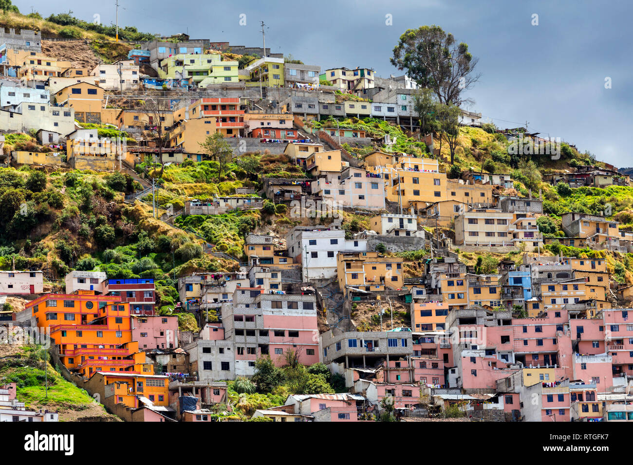 Stadtbild von Kloster von San Diego, Quito, Ecuador Stockfoto
