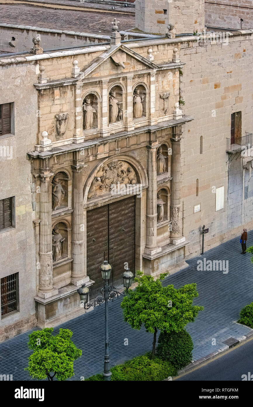 Spanien Valencia Blick auf das Kloster von Santo Domingo Stockfoto