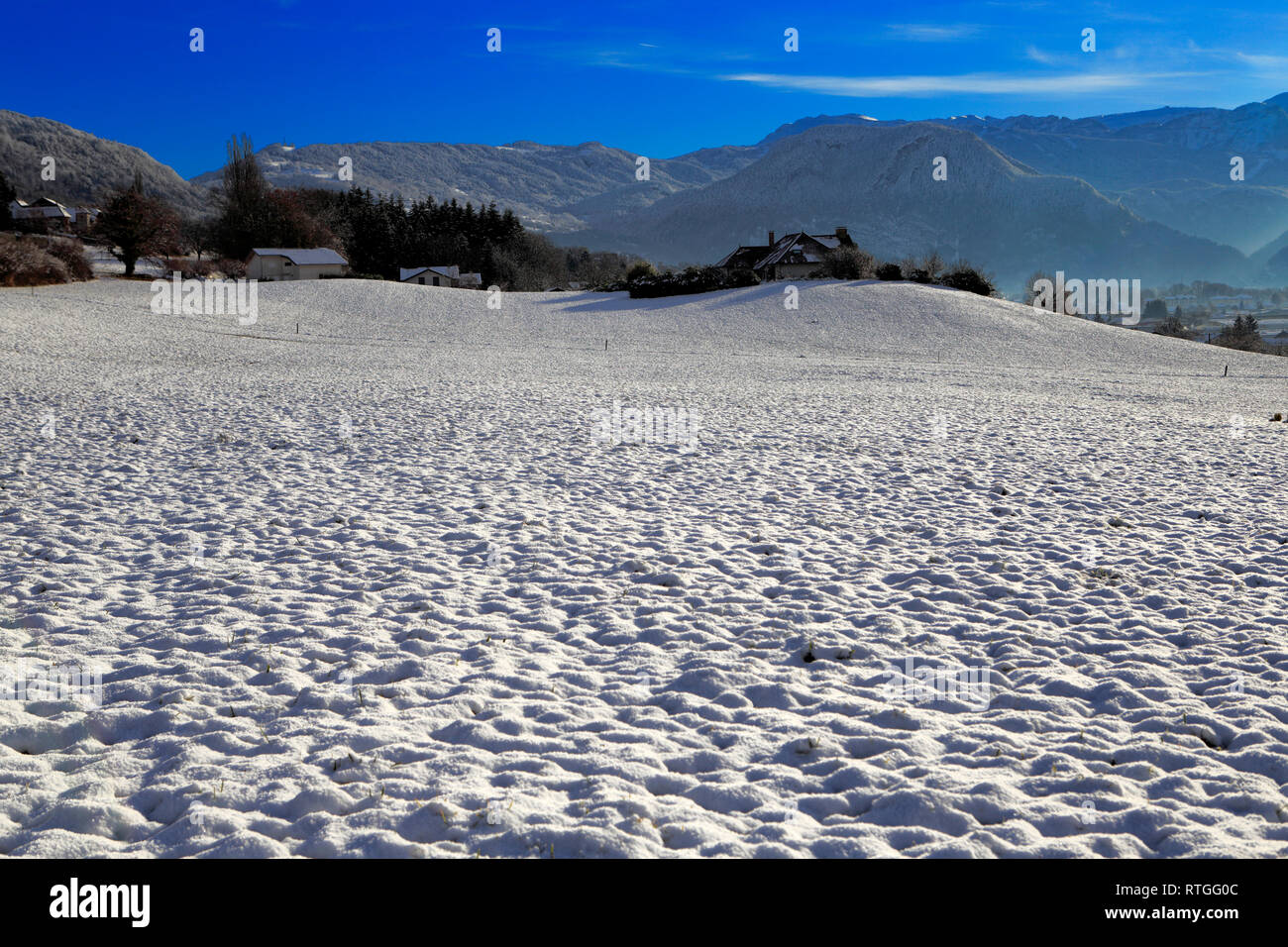 Martigny, Arves Tal, Kanton Wallis, Schweiz Stockfoto