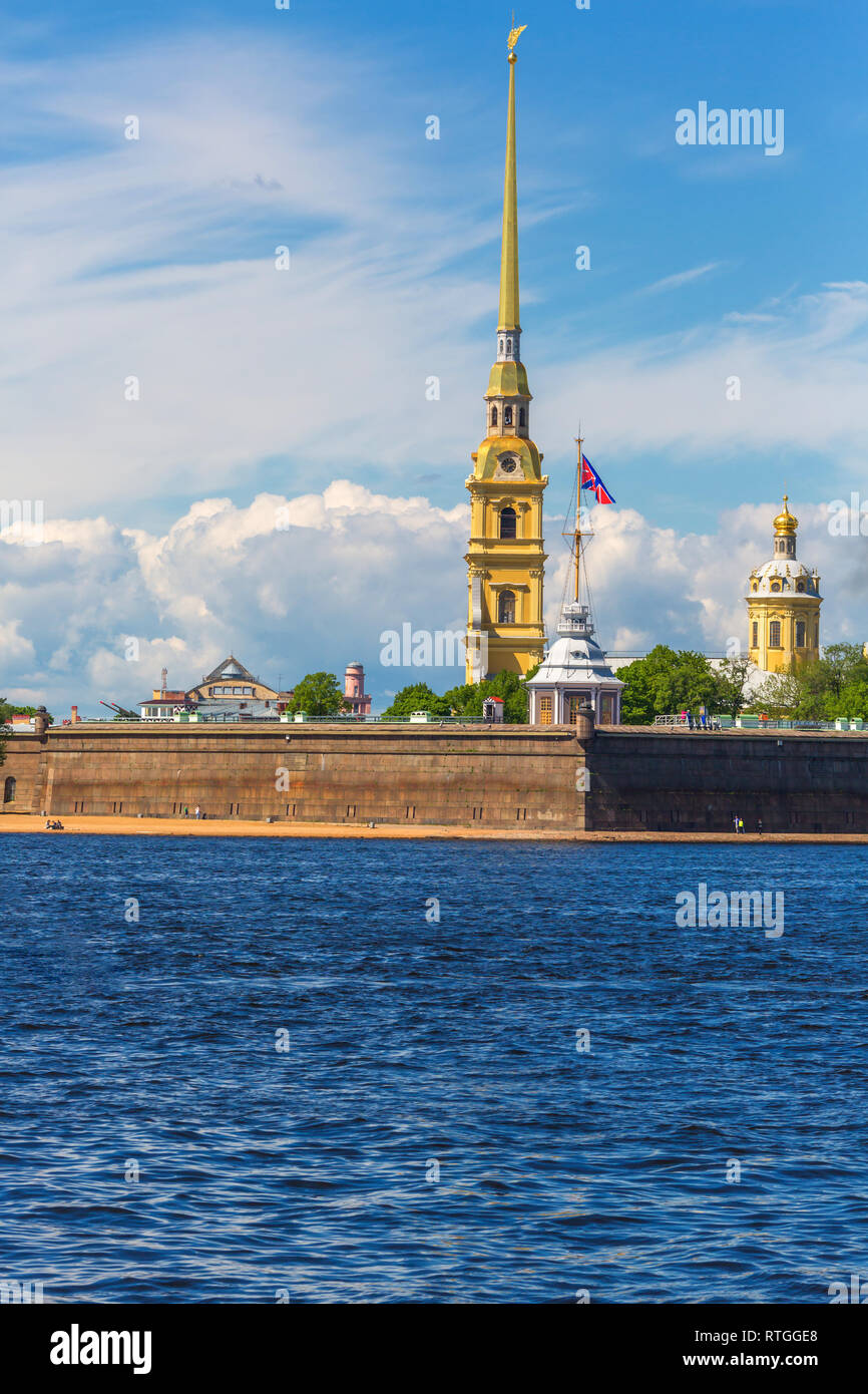 Peter-Pauls-Festung, Sankt Petersburg, Russland Stockfoto