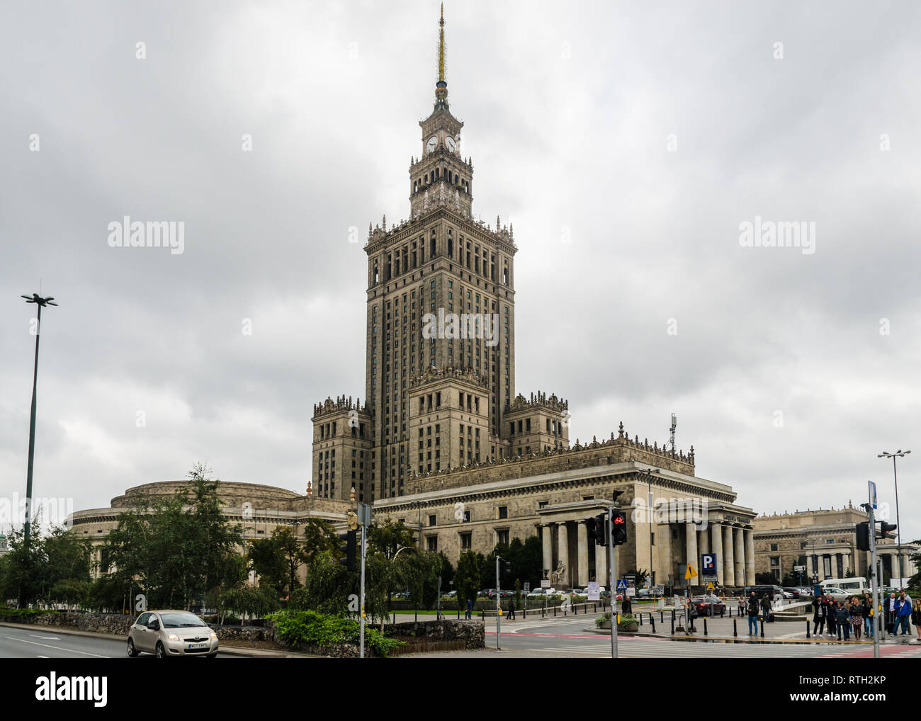 Palast der Kultur und Wissenschaft, Warschau, Polen Stockfoto