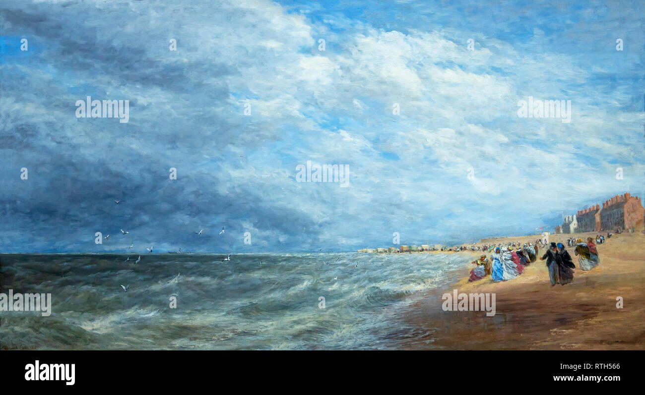 Rhyl Sands, David Cox, 1854-1855, Stockfoto