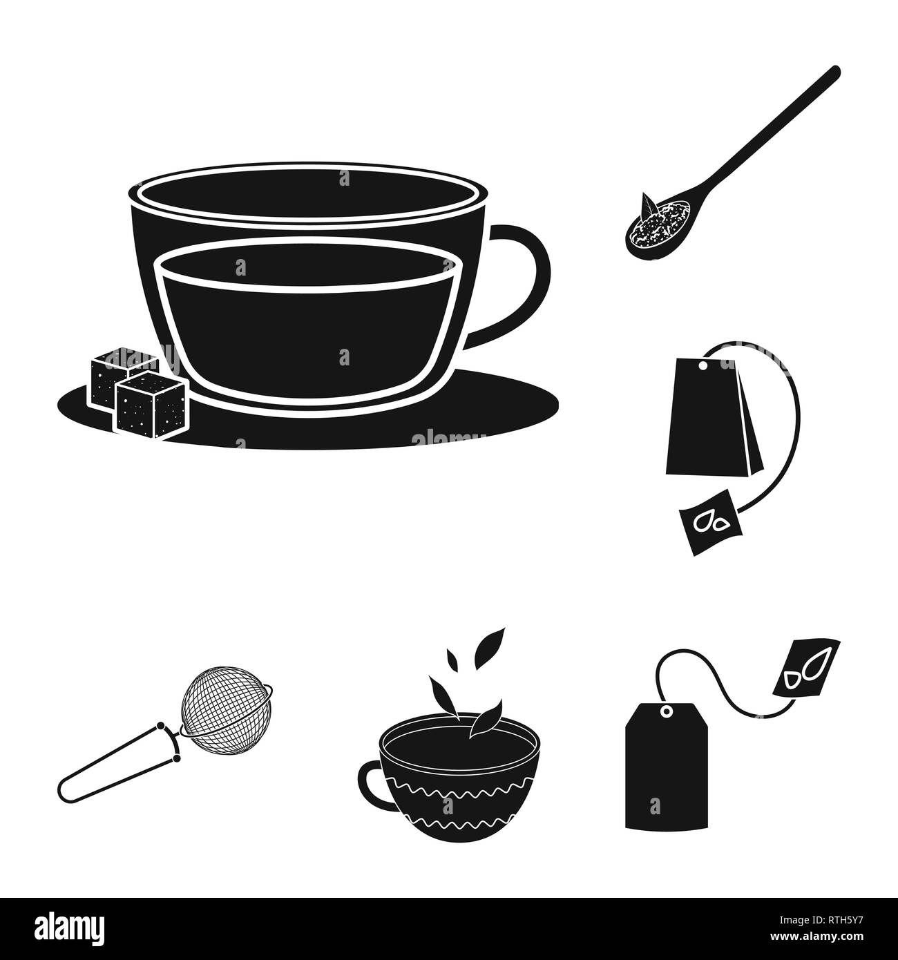 Schale, Löffel, Kaffee, Sieb, Beutel, Tasche, Untertasse, Schmecken, Trinken, Küche, Englisch, Frühstück, Blatt, Zitrus-, Werkzeug-, Minze-, Kräuter-, Kugel, heiß, Obst, Getränke, Label, Blätter, Glas, Deckel, Sieb, glücklich, krümelig, Verpackung, Medizin, Gradient, Essen, natur, grün, schwarz, Produkt, Bio, gesund, floral, Set, Vector, Icon, Illustration, isoliert, Sammlung, Design, Element, Grafik, Zeichen, einfachen Vektor Vektoren, Stock Vektor