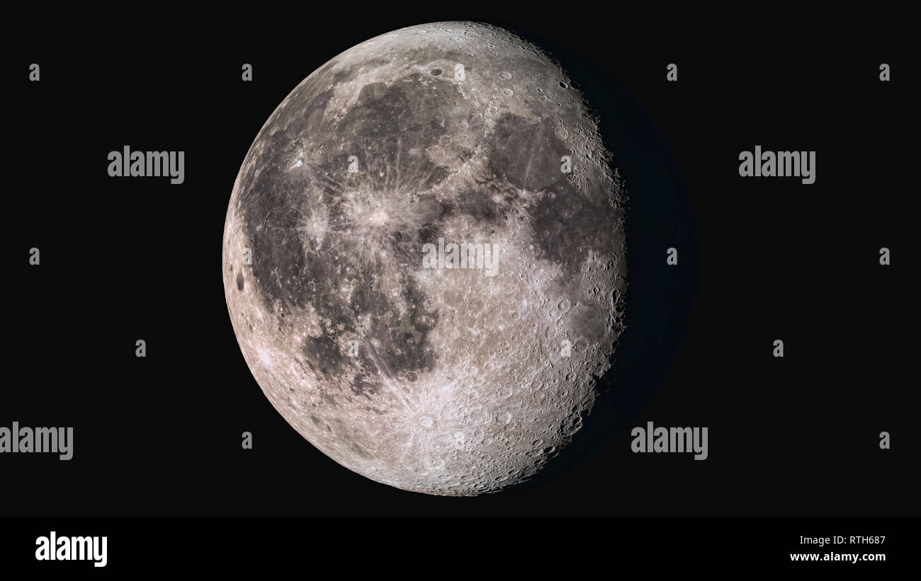 Mond am 30. Oktober 2026 in der abnehmenden Gibbous-Phase sichtbar