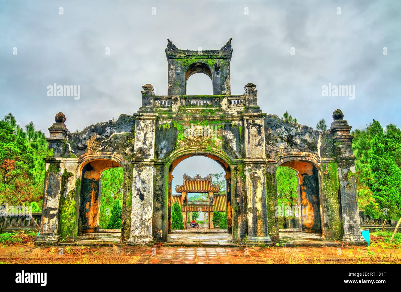 Der Tempel der Literatur in Hue, Vietnam Stockfoto