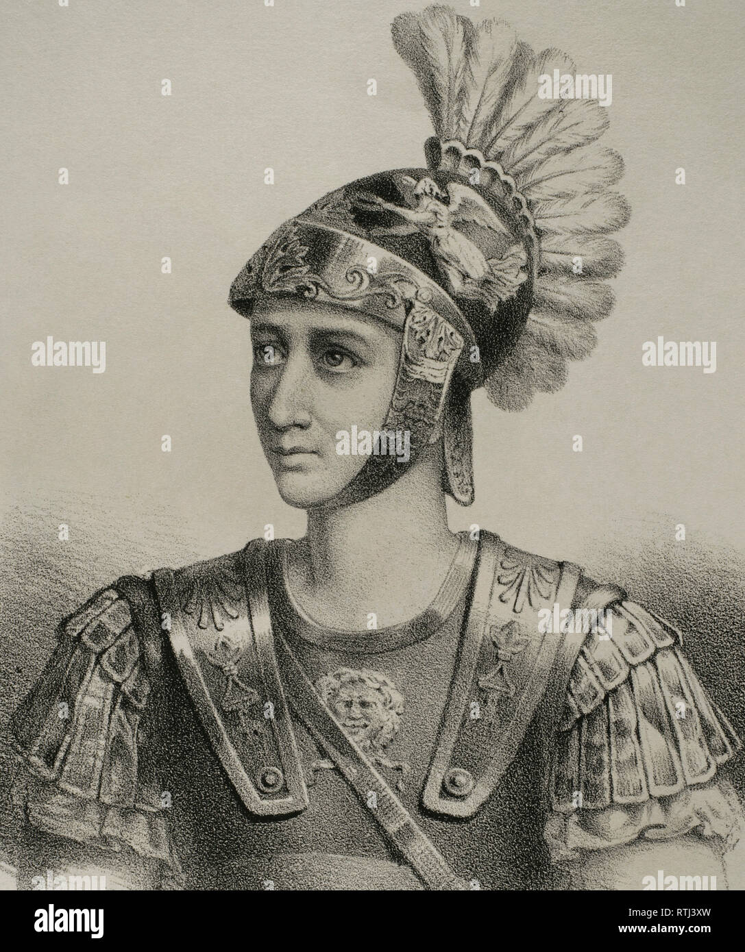 Scipio Africanus (236183 v. Chr.). Römischen General und spätere