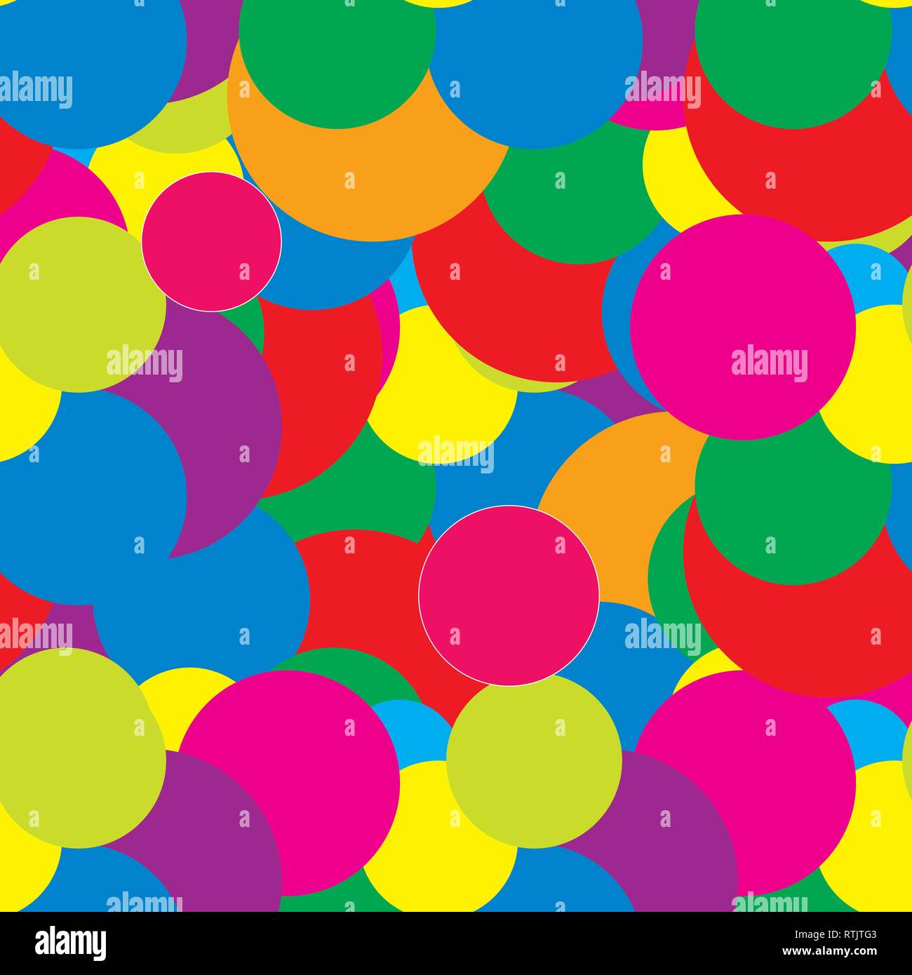 Zusammenfassung nahtlose Hintergrund mit bunten Punkten, brightpattern, Vector Illustration Stock Vektor