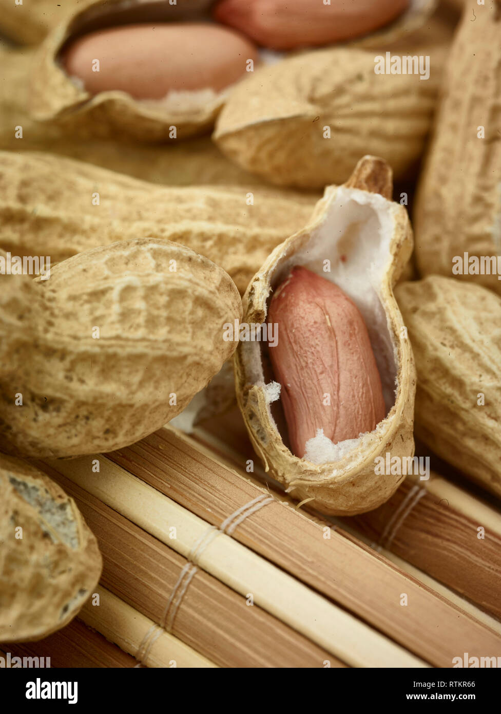 Erdnüsse essen Still life Foto Stockfoto