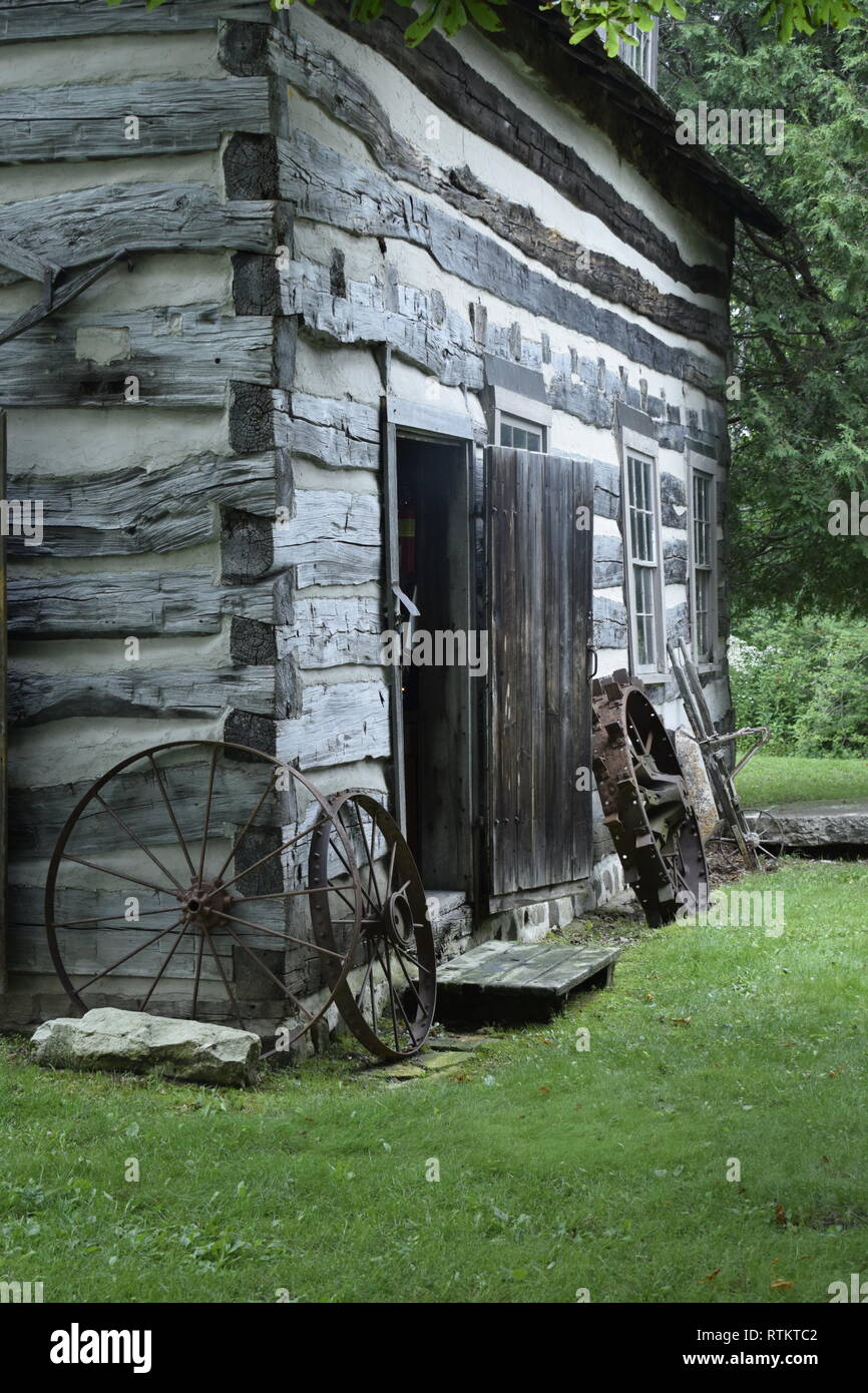 Pioneer Village Saukville Ozaukee Co. Wisnconsin Stockfoto