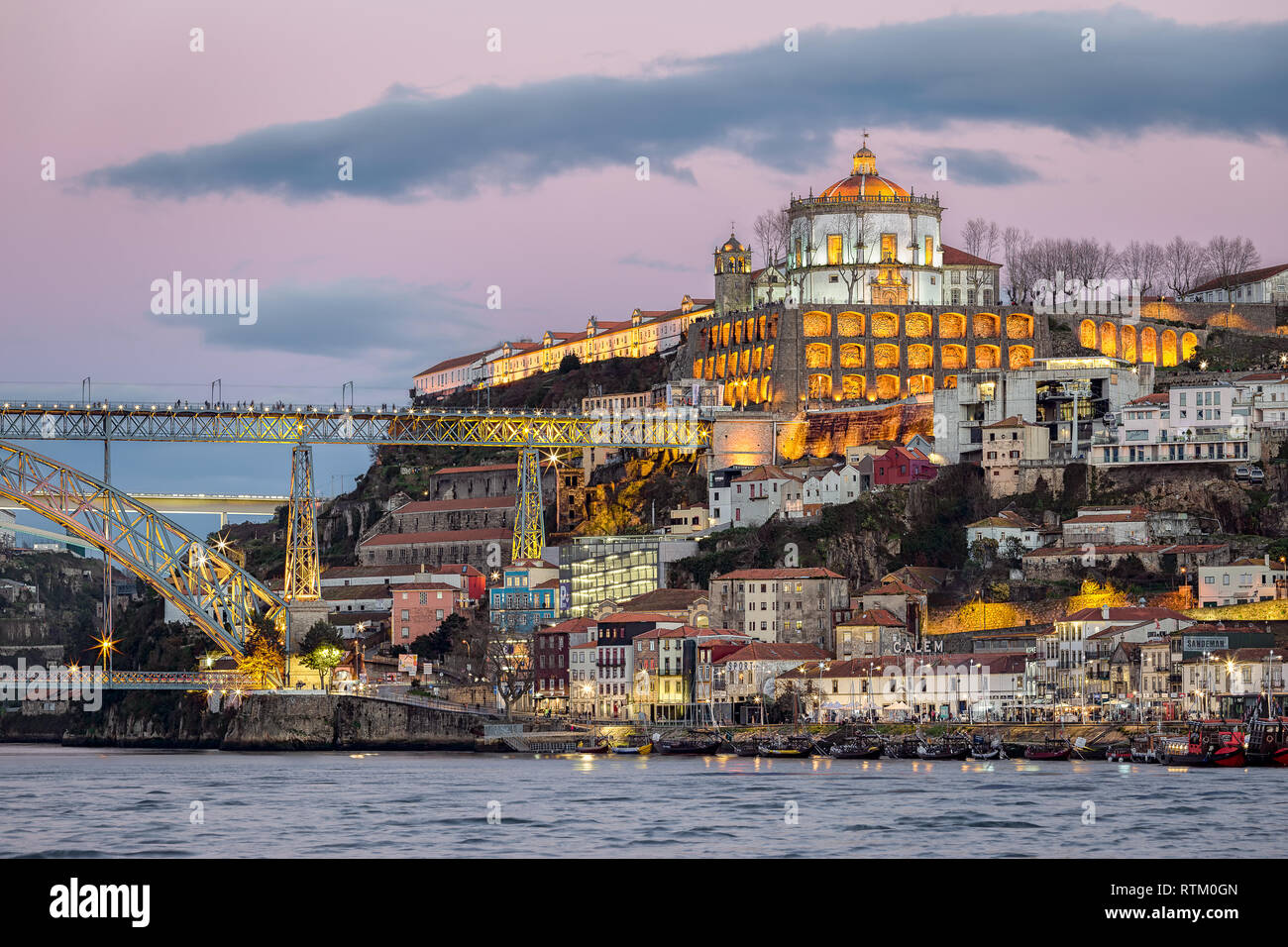 Mosteiro da Serra do Pilar, Porto, Vila Nova de Gaia - Portugal Stockfoto