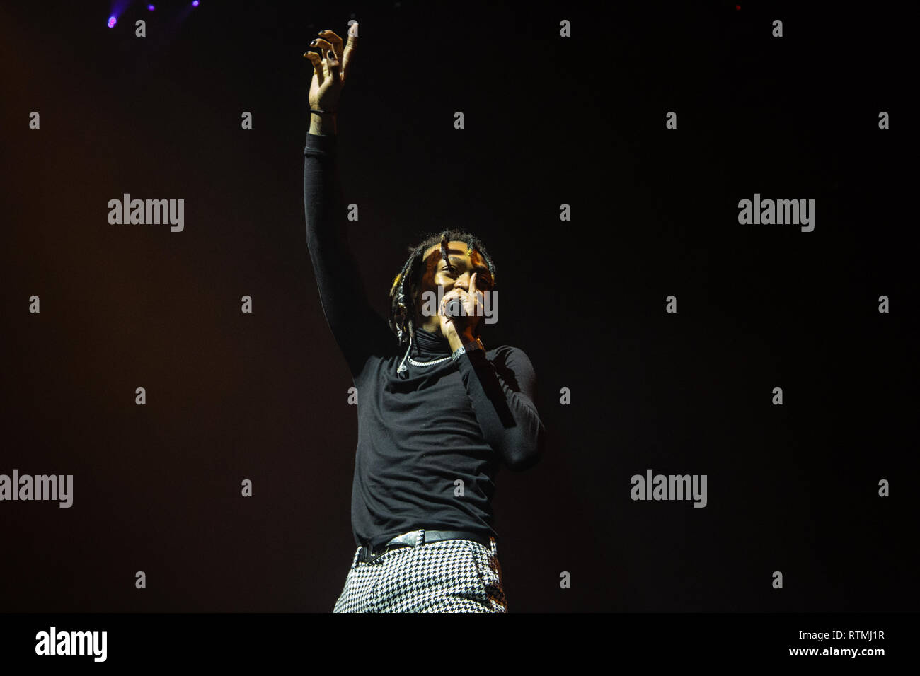 Tyla Yaweh live an der Manchester Arena Feb 2019 Stockfoto