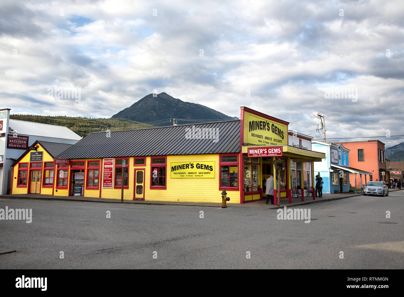 Skagway, Alaska, USA, Vereinigte Staaten, pradeep Subramanian Stockfoto