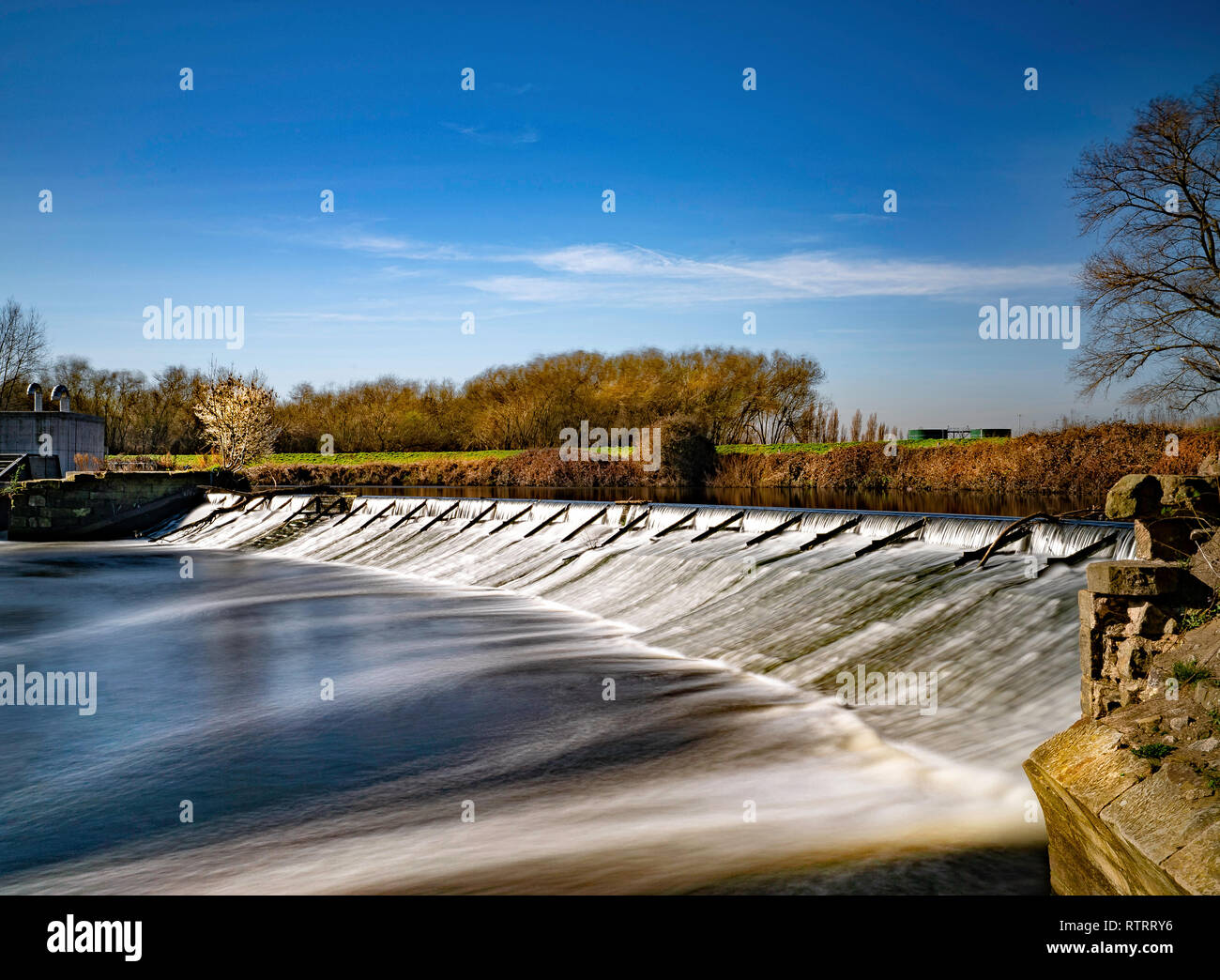 Aldwarke Wehr, Rotherham, South Yorkshire. Stockfoto