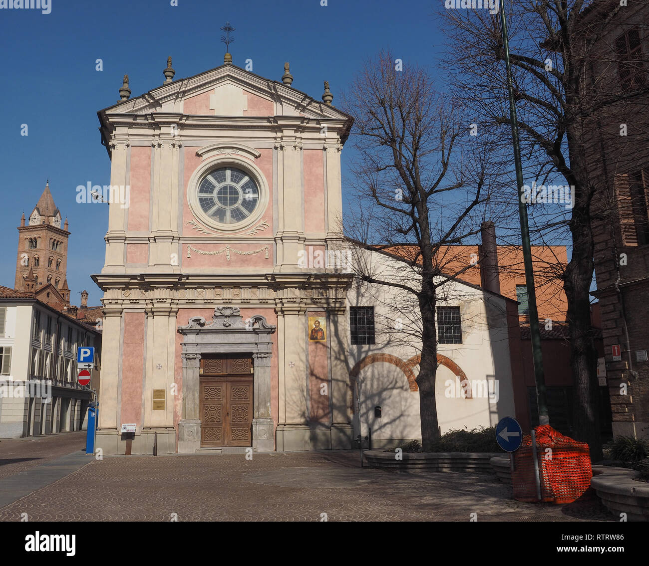 Santa Caterina (St. Katharina) Kirche in Alba, Italien Stockfoto