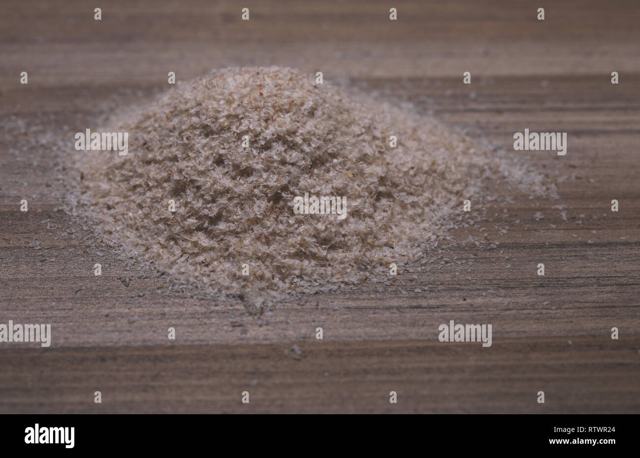 Psyllium Samen Korn Stockfoto