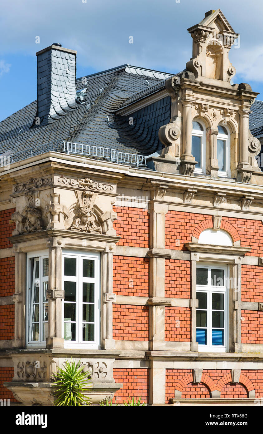 In einem alten Herrenhaus in Edenkoben, Deutschland funktionieren als Restaurant heute. Stockfoto