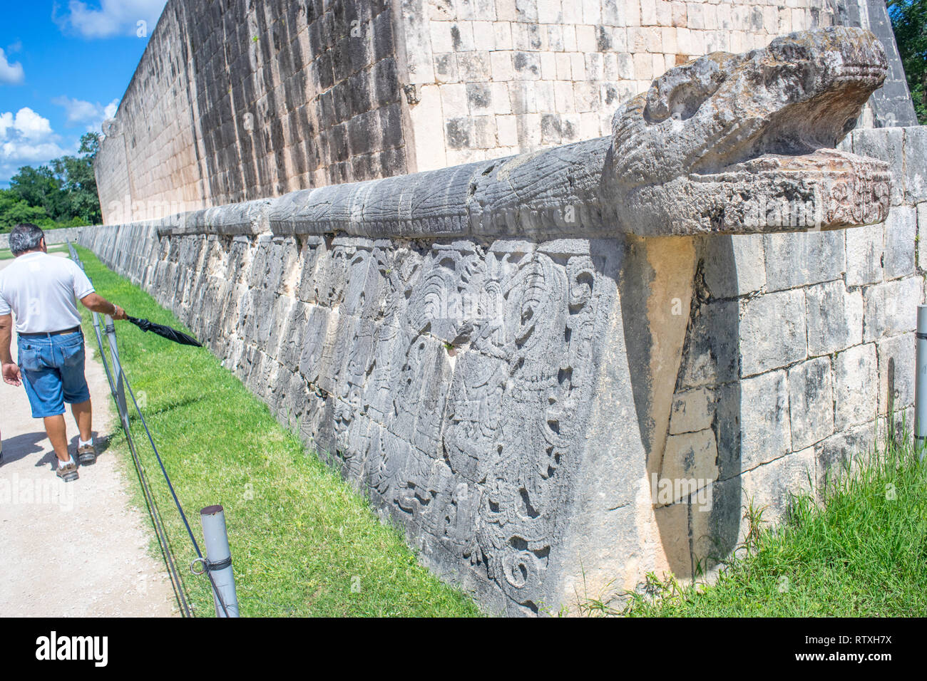 Gran San Blas de Pelota, Chichén-Itz á, Yucatán, Messico Stockfoto