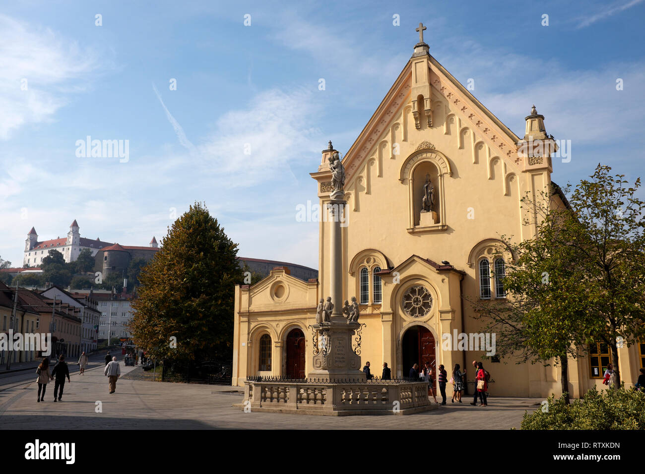 St. Stephan Kapuzinerkirche, Bratislava, Slowakei Stockfoto