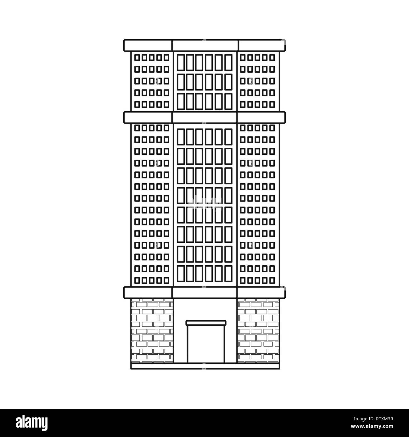 Appartement, Hotel, Büro, Skyline, Fassade, Bau, Architektur, Außen, Wolkenkratzer, Haus, Geschäft, urban, Bau, Stadt, Gemeinde, Mitte, modern, Immobilien, Stellen, Vector, Icon, Illustration, isoliert, Sammlung, Design, Element, Grafik, Zeichen, Rahmen, Linie, Vektor, Vektoren, Stock Vektor