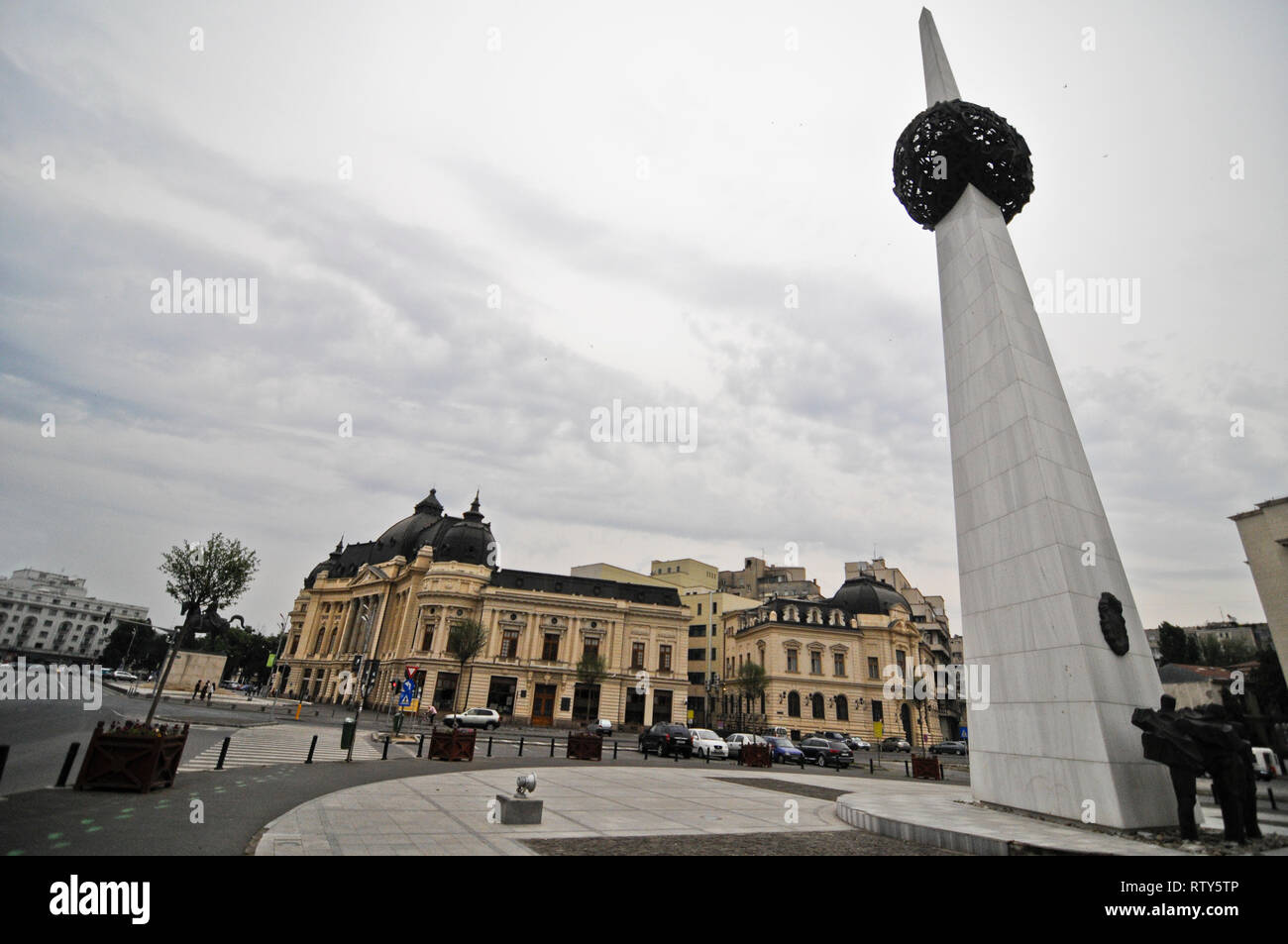 Gedenkstätte von Wiedergeburt, Bukarest, Rumänien Stockfoto