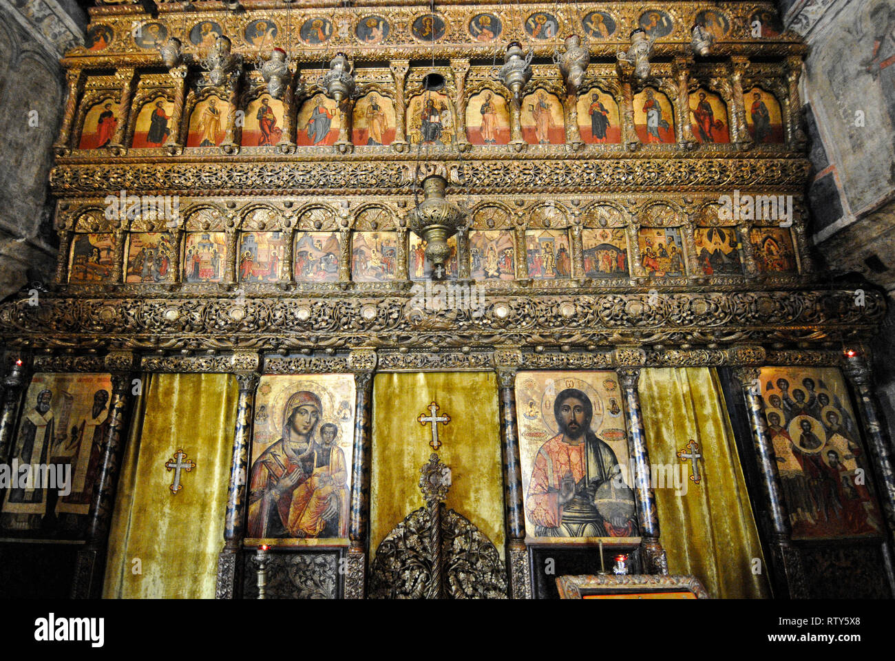 Stavropoleos Kloster, Bukarest, Rumänien Stockfoto