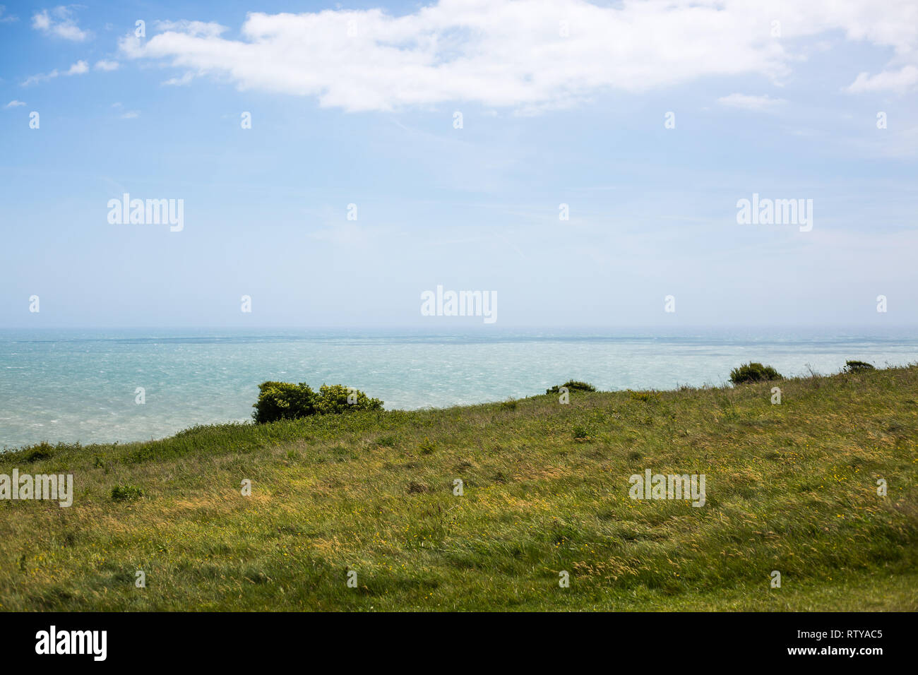 An der Küste von Eastbourne England Stockfoto