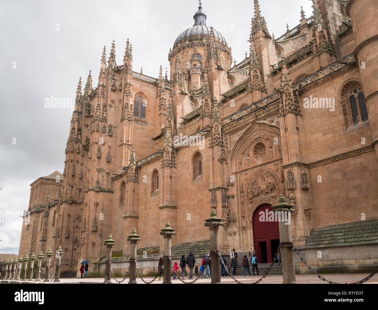 Der Kathedrale von Salamanca Stockfoto