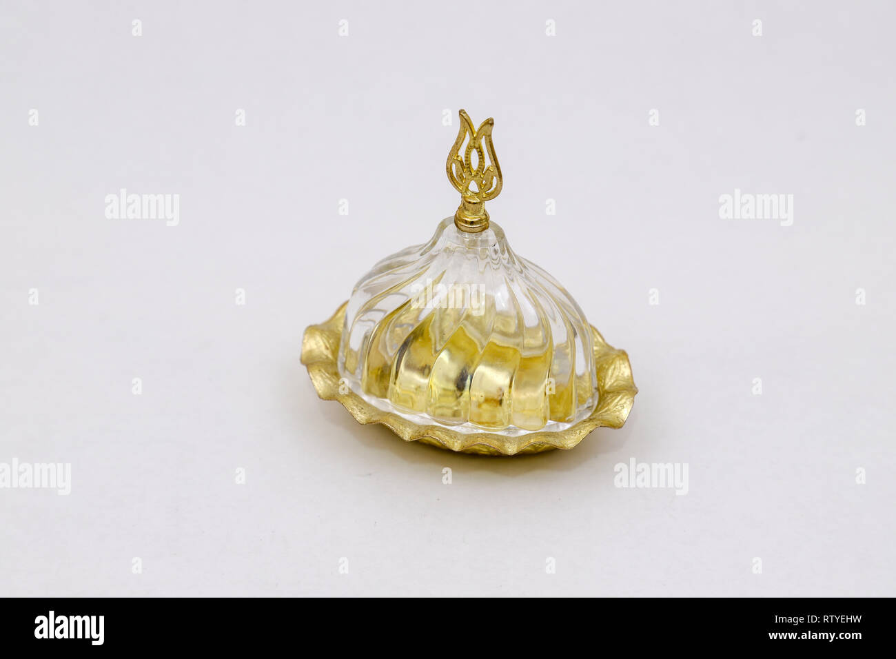 Traditionelle türkische Kaffee Set Stockfoto