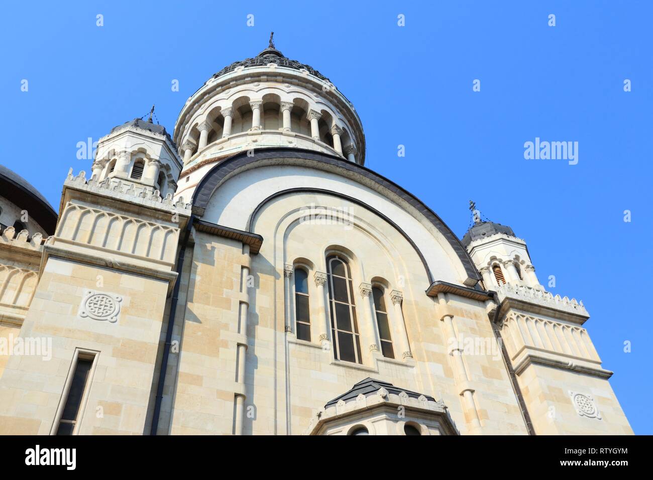 Cluj-Napoca, Stadt in Siebenbürgen Region Rumäniens. Die zweitgrößte Stadt Rumäniens. Orthodoxe Kathedrale. Stockfoto