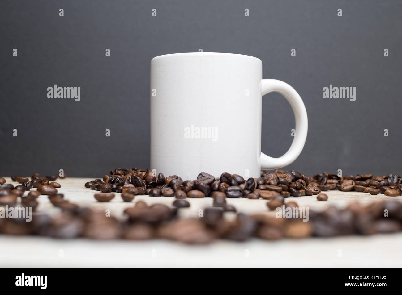 Kaffee, Kaffee, Kaffee wirbelt Stockfoto