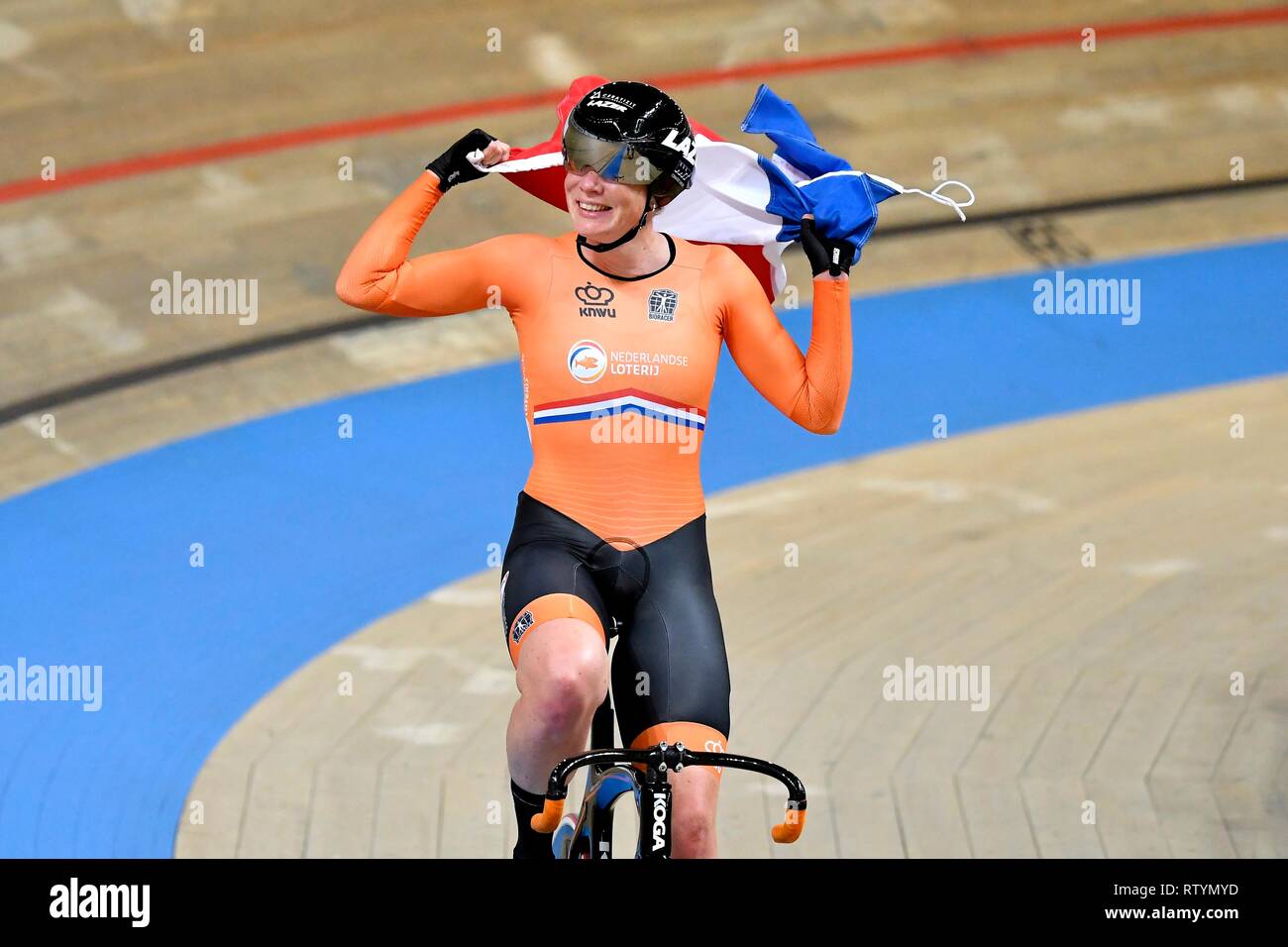 Track Cycling World Championships 2019 UCI am 2. März 2019 an die BGZ Arena in Pruszk, Polen. Kirsten Wild und Amy Pieters gewinnen die Frauen Madison Credit: Sander Chamid/SCS/LBA/Alamy leben Nachrichten Stockfoto