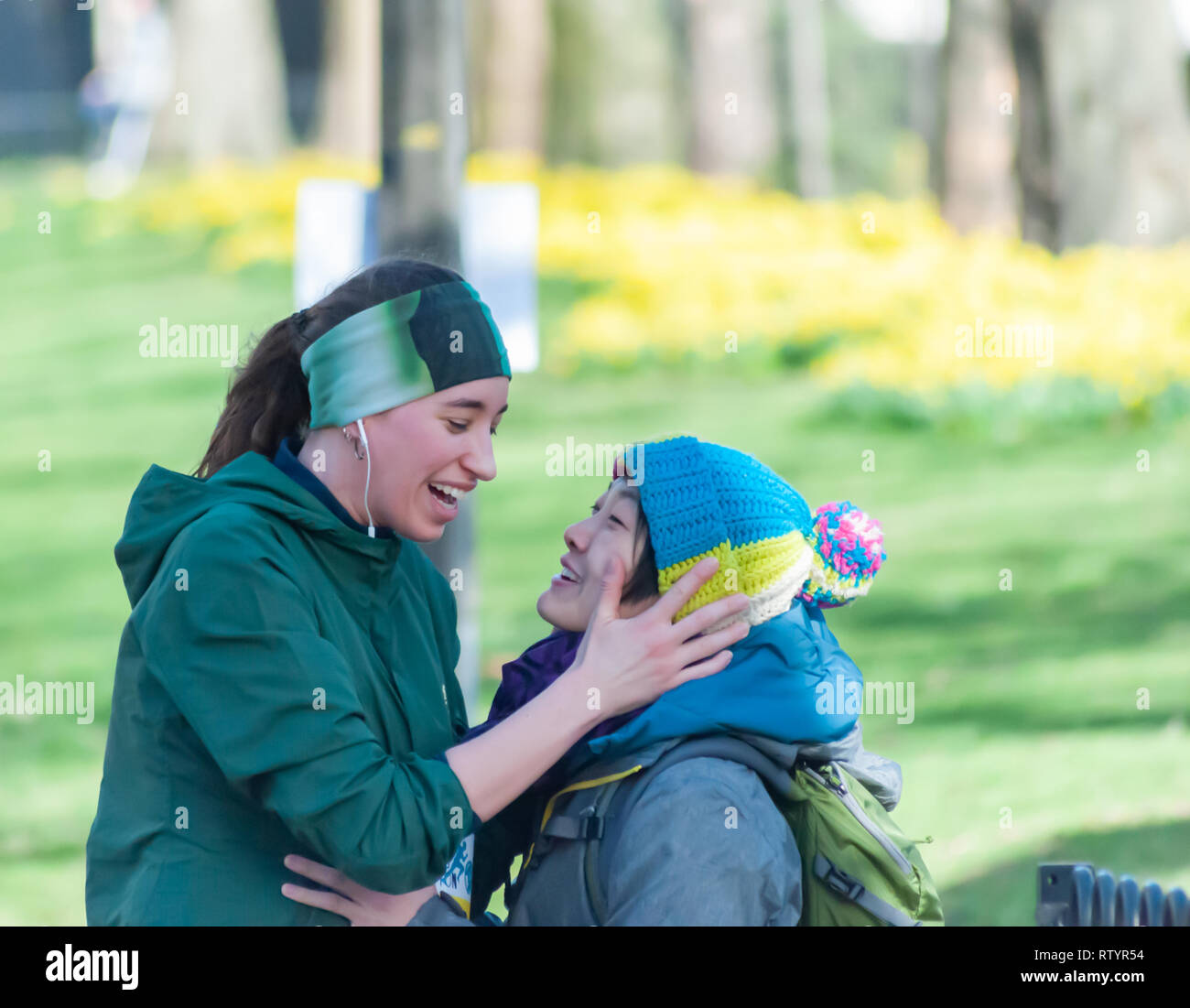 Edinburgh, Schottland, Großbritannien. 3. März, 2019. Läufer in der Edinburgh City Marathon konkurrieren. Veranstaltungen gehören volle Marathon, Halbmarathon, 10 k, 5k und Relais. Credit: Skully/Alamy leben Nachrichten Stockfoto