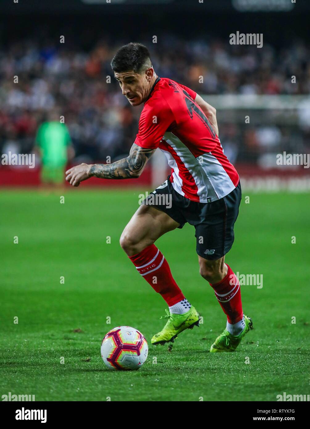 Juri während des Fußballspiels zwischen Valencia CF und Athletic Club