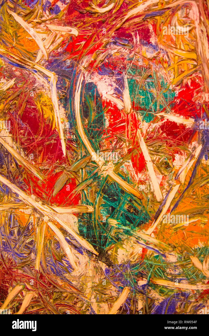 Detail von Öl Aquarellmalerei - Hintergrund Stockfoto