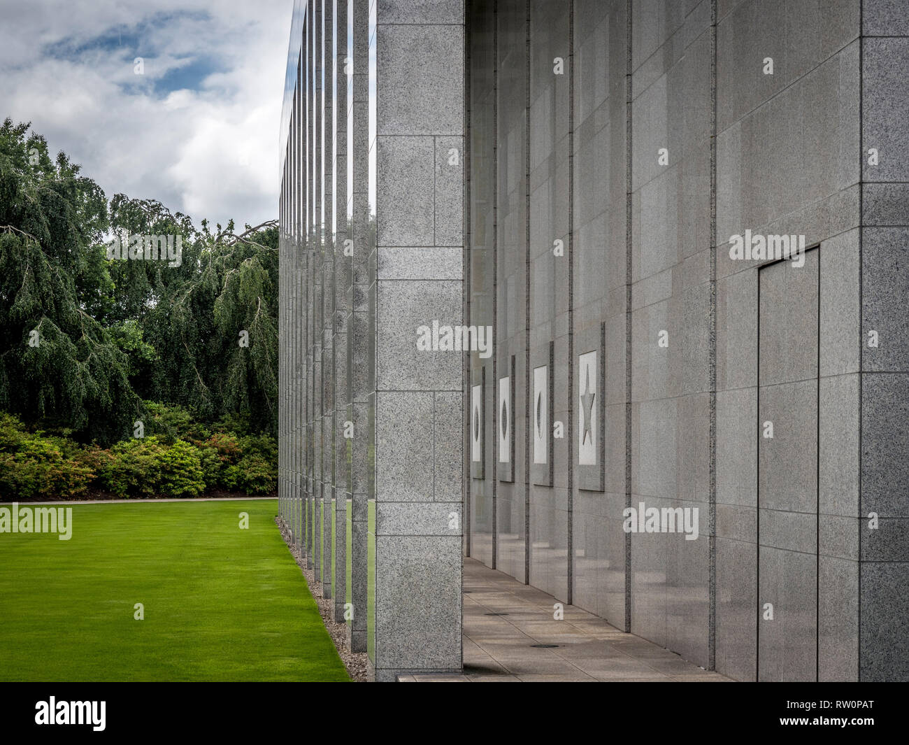 Das Preston England Tempel, 52. der Tempel der Kirche Jesu Christi der Heiligen der Letzten Tage (LDS Kirche), Chorley, Lancashire, UK. In 19 Stockfoto