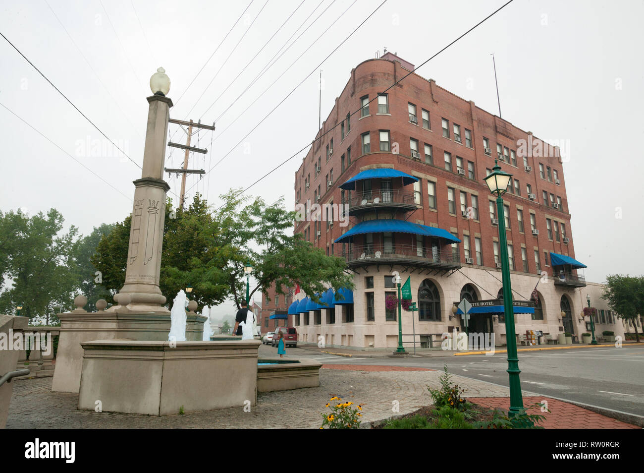 The Haunted Hotel Lafayette, Marietta, OH Stockfoto