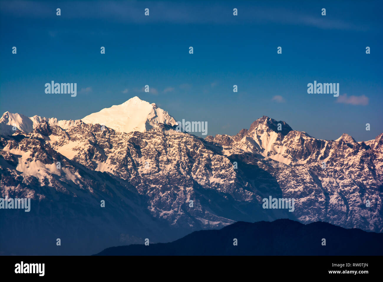 Jugal/Langtang Himal, Himalaya, Nepal Stockfoto