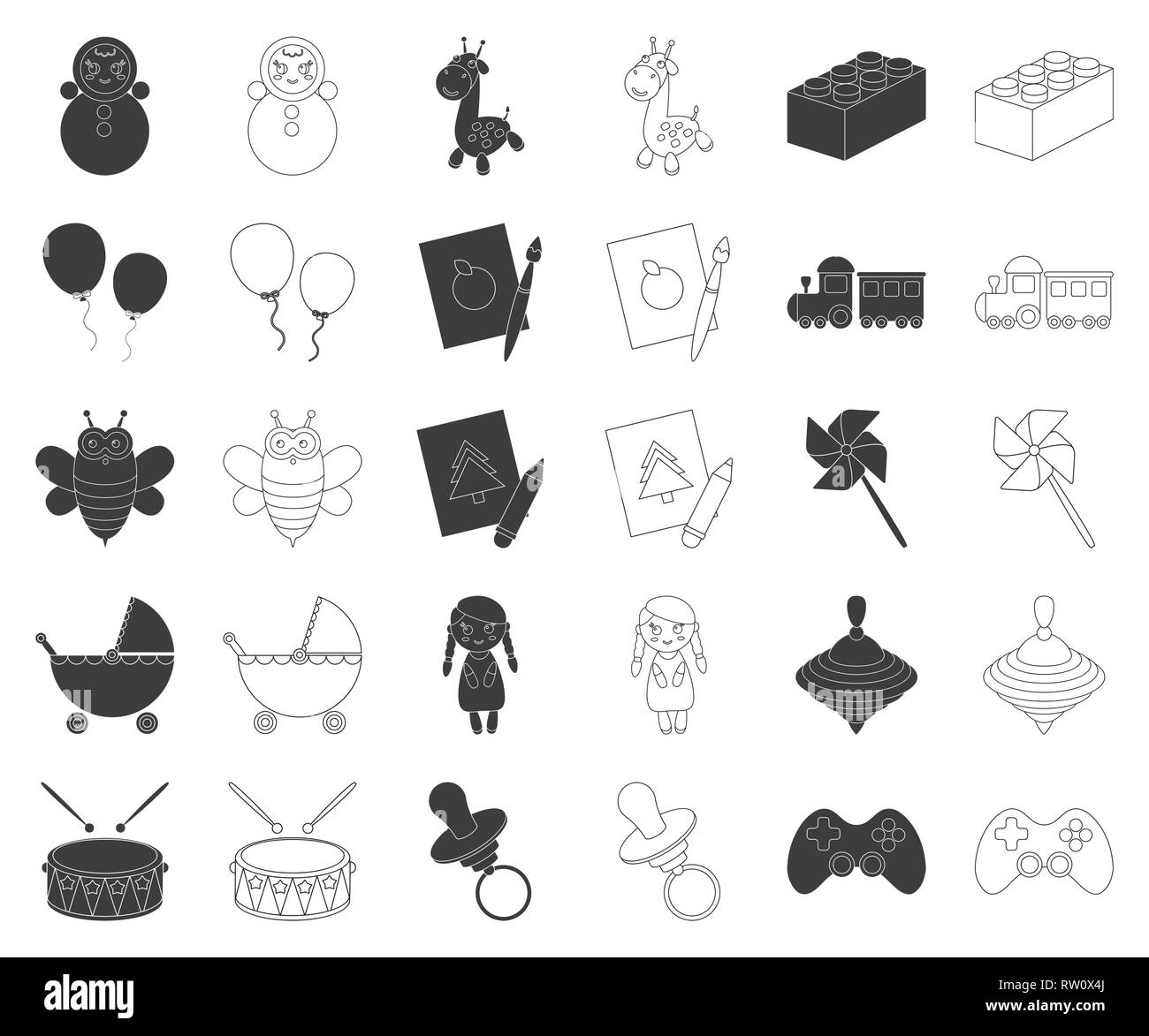 Baby, Hintergrund, Kugel, Ballon, christbaumkugel, Biene, Bike, schwarz, Outline, Boot, Pinsel, Schaufel, Schlitten, Kind, Sammlung, Krabben, Design, Designer, Würfel, Puppe, Zeichnung, Trommel, Spiel, Giraffe, Mädchen, Icon, Illustration, isoliert, Lokomotive, Logo, Ozean, Schnuller, Paddel, Papier, Spielen, Poly, Propeller, Kaninchen, Roly, Meer, Set, Silhouette, einfach, Stick, Kinderwagen, Symbol, Spielzeug, Vector, Web, whirligig, weiß Vektor Vektoren, Stock Vektor