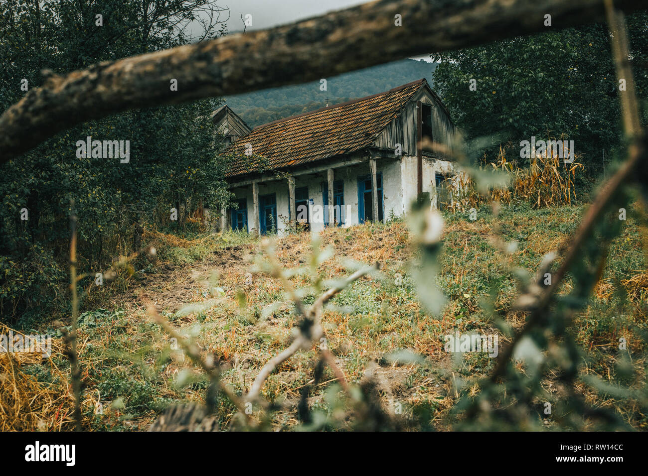 Ein kleines Haus Stockfoto